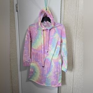 Tie-Dye Hoodie Dress